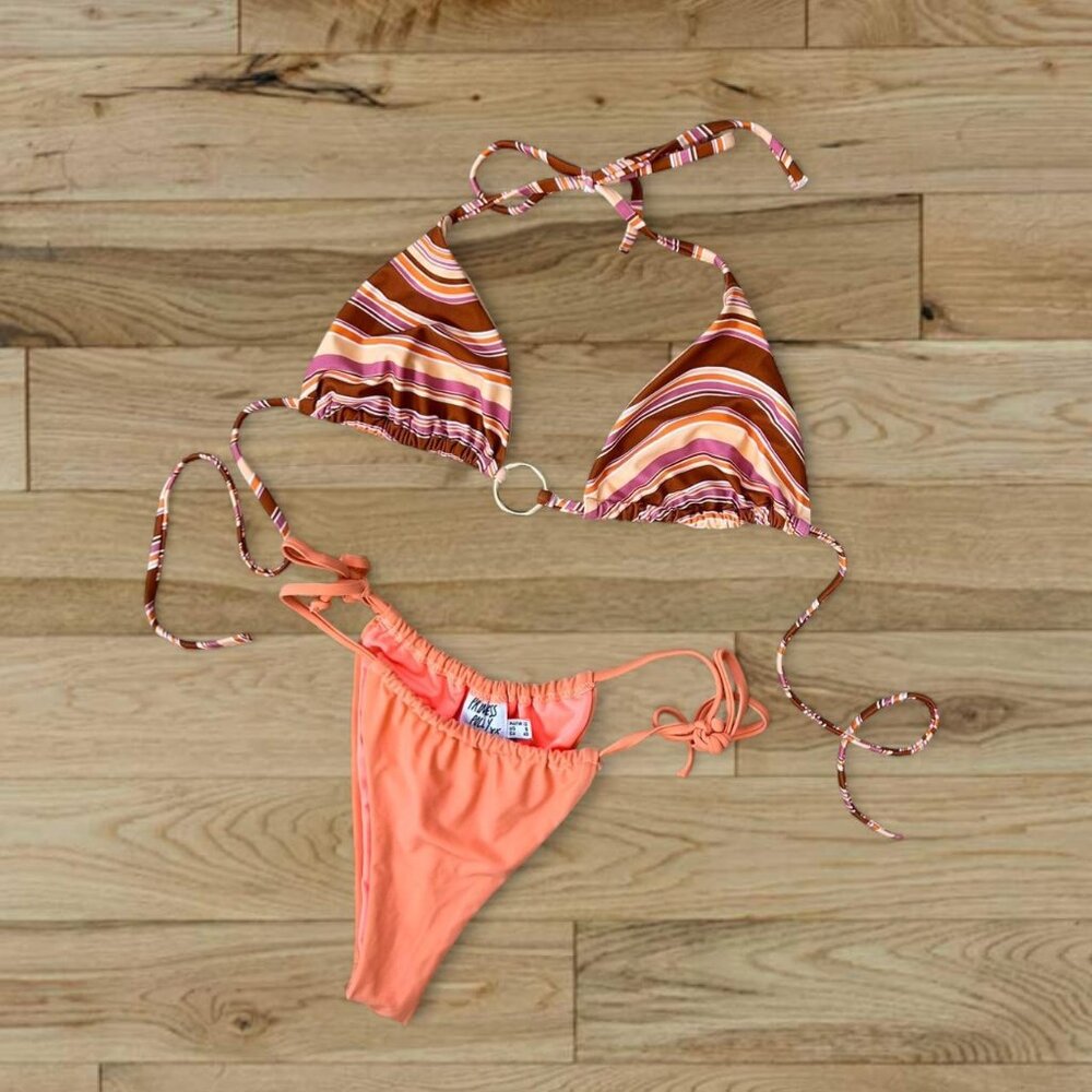 Princess Polly orange summer bikini set bundle 🧚🏼